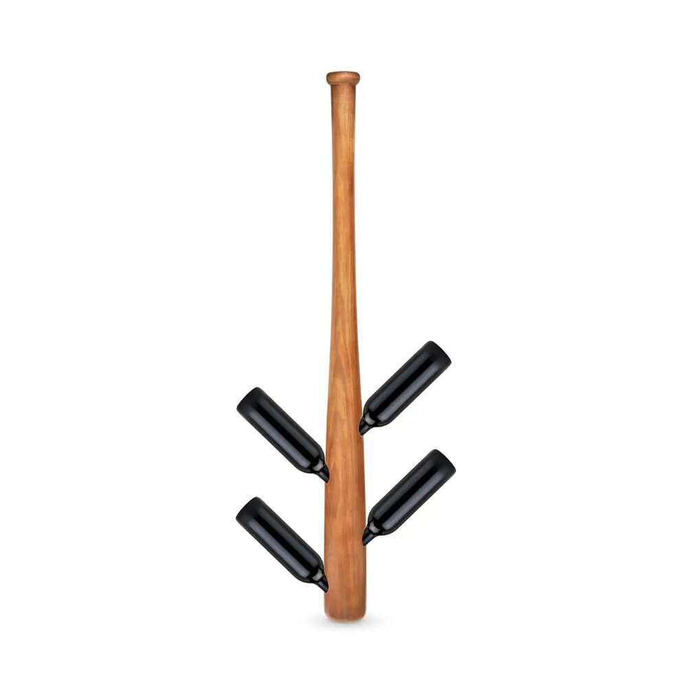 Baseball Bat Bottle Rack